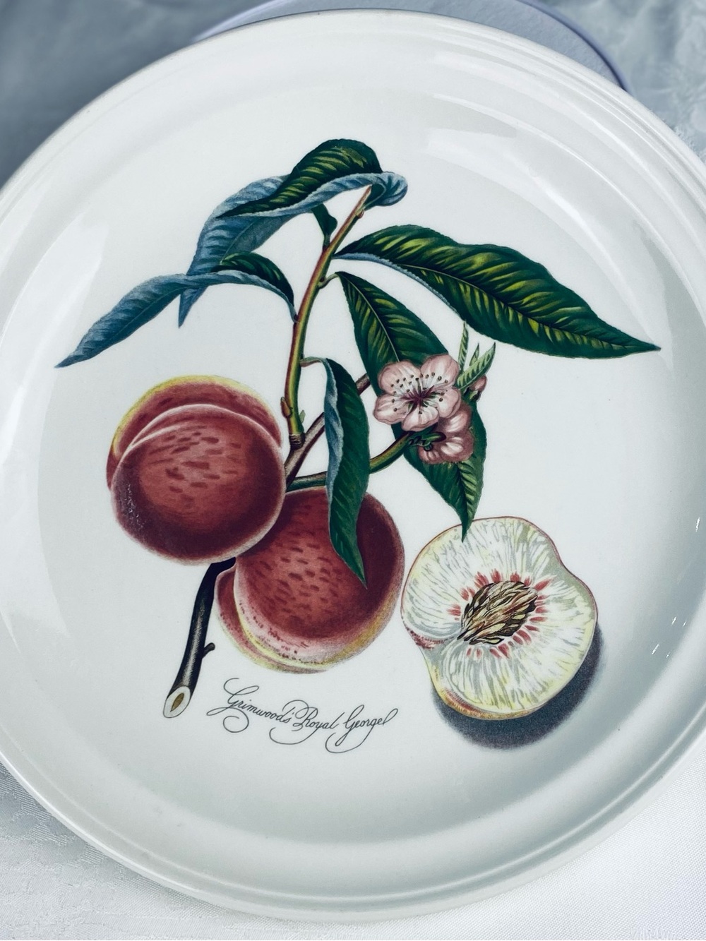 Portmeirion Pomana Dinner Plate Grimwood’s Royal George Botanical Fruits 10,5”
